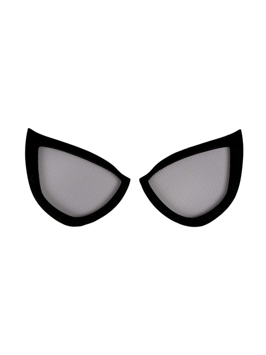 Spiderman Mask Soft Silicone Lenses with See Through Mesh Panels