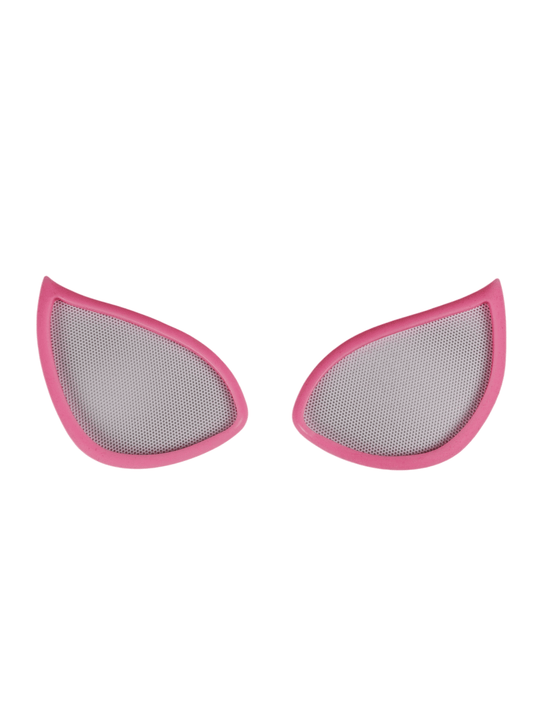Super Hero Mask Soft Silicone Lenses with See Through Mesh Panels