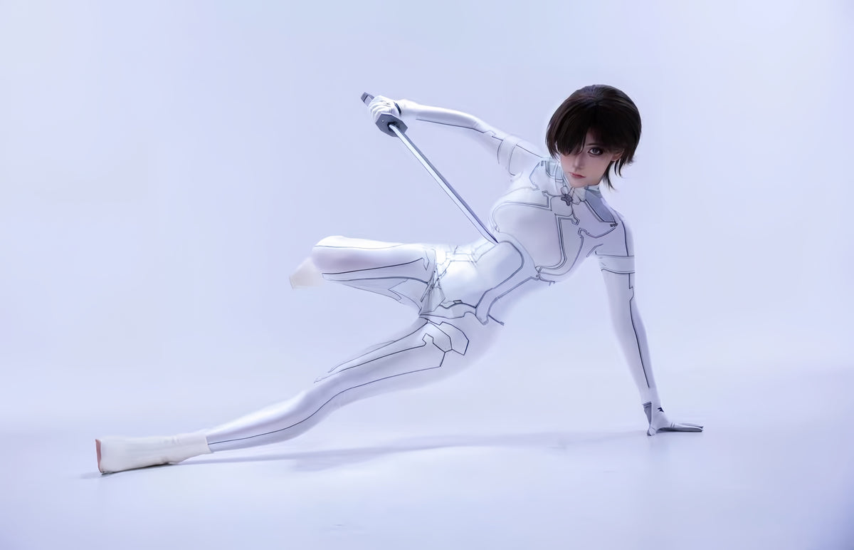 CDDP Armed to Peace Sci-Fi Mecha Tactical Cosplay Bodysuit with Gloves