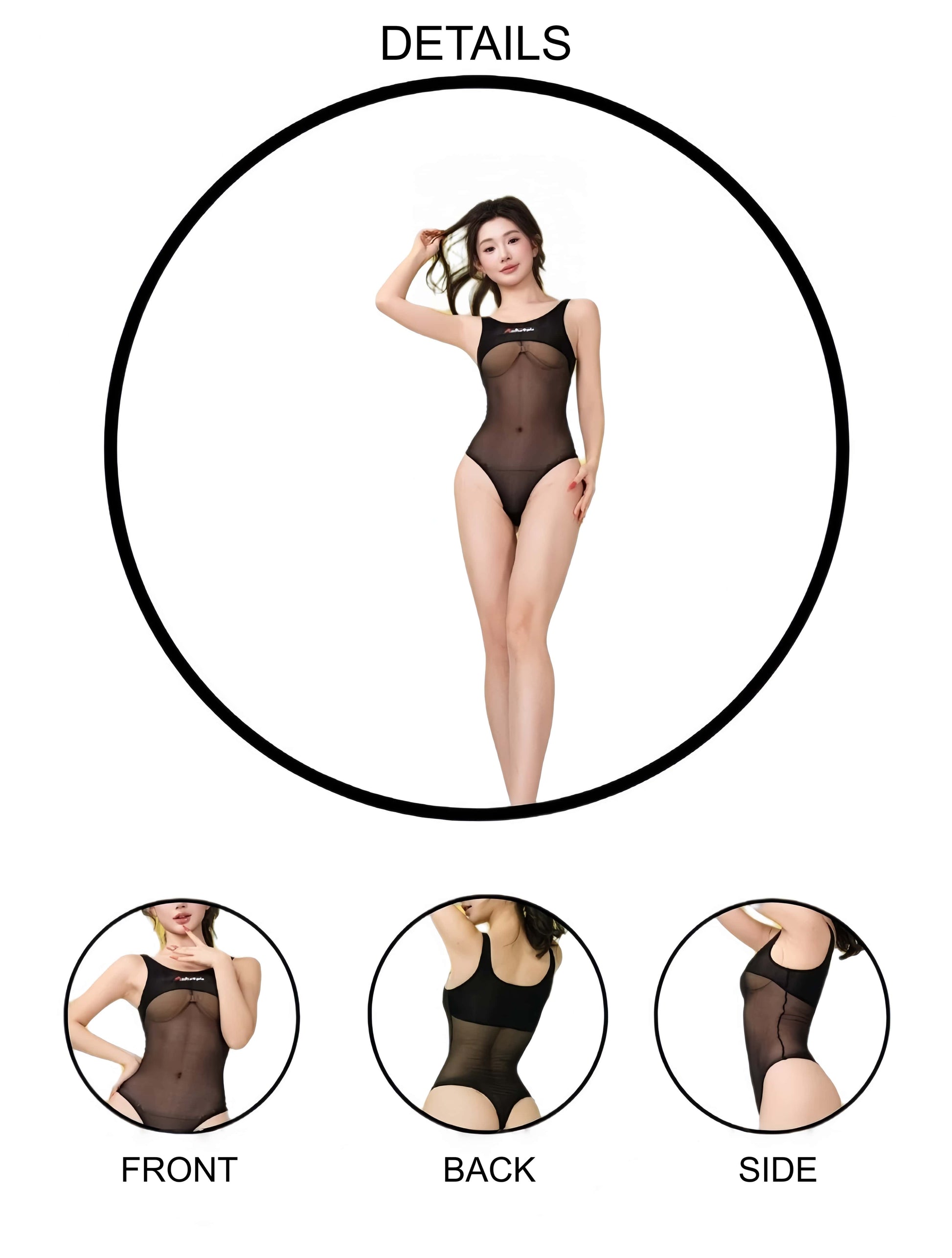 Siren’s Call Sheer Monokini Bodysuit