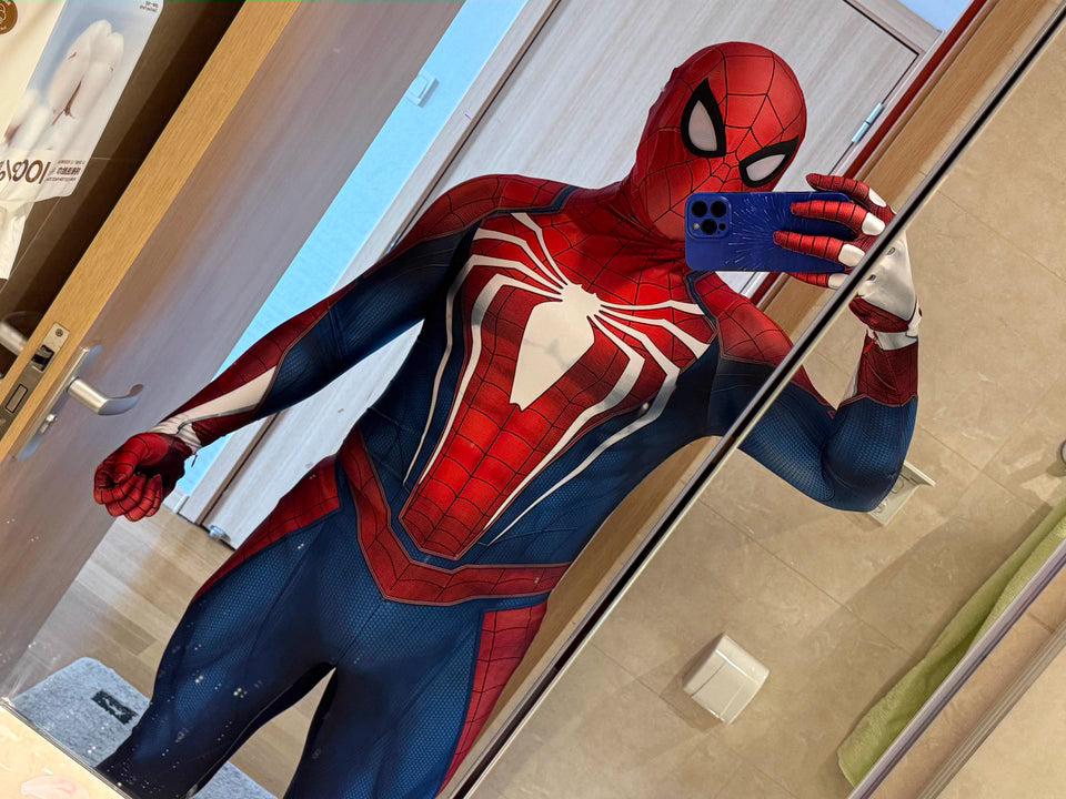 Spandex Spider man ps4 Suit Cosplay Halloween Costume Zentai