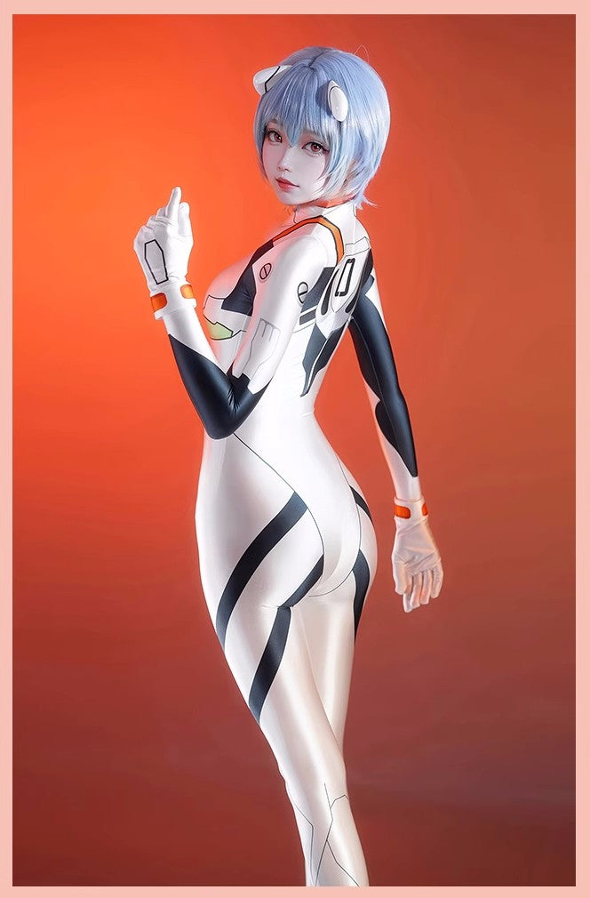 Neon Genesis Evangelion Rei Ayanami Cosplay Suit Halloween Costume