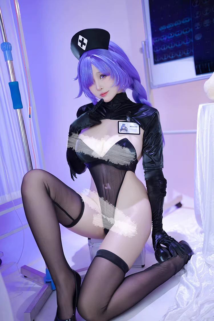 Azur Lane Mogador "Restricted" Nurse Cosplay Costume