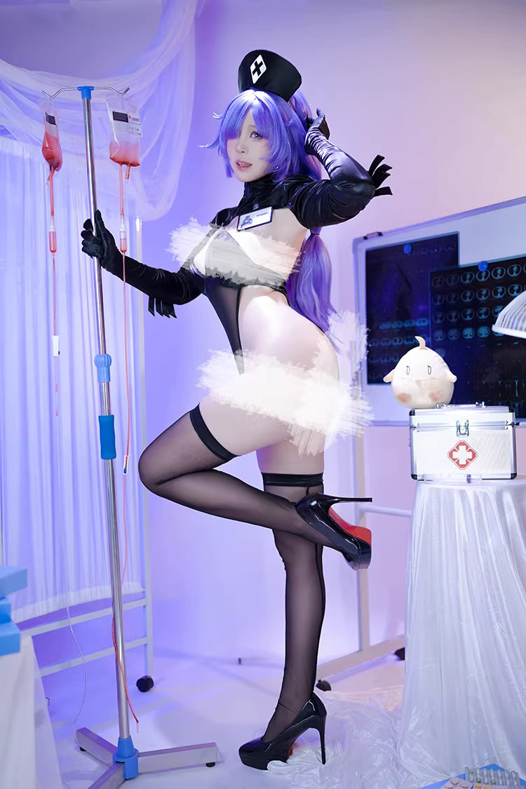 Azur Lane Mogador "Restricted" Nurse Cosplay Costume