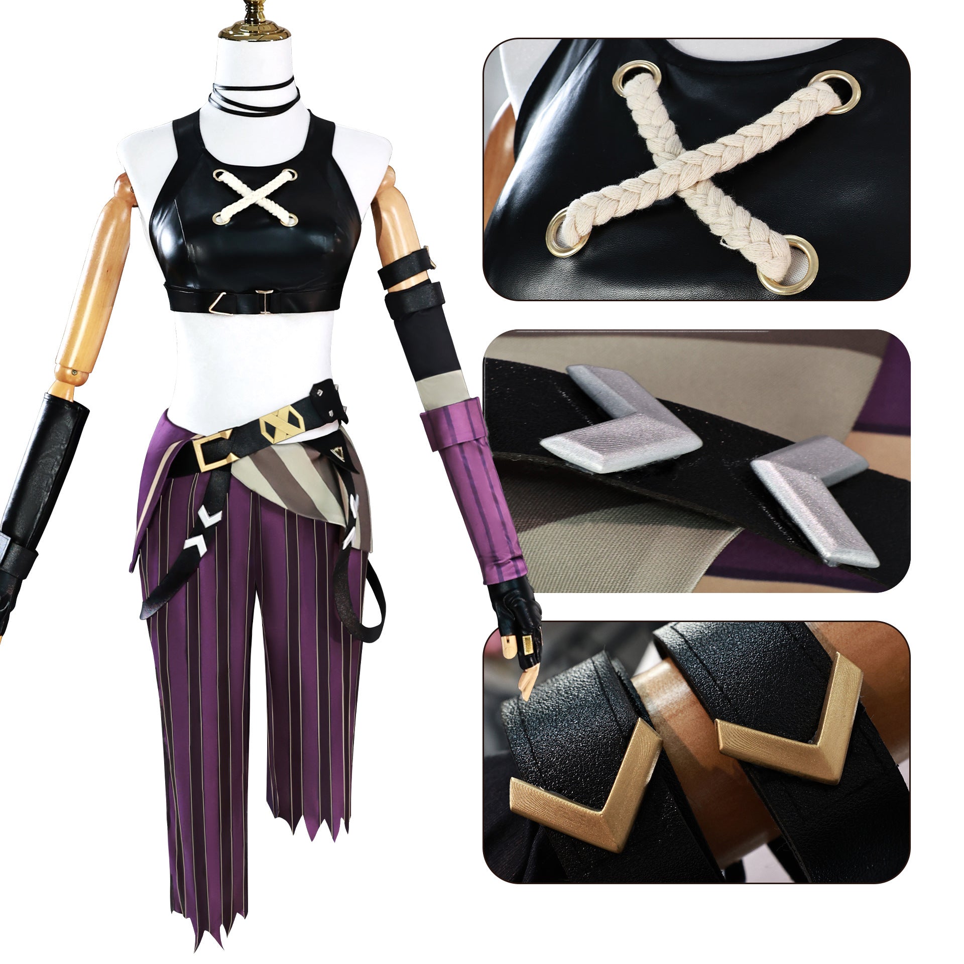 league of legends arcane jinx costume