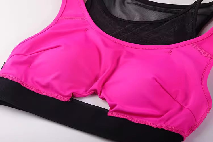 Anime Style Short Gymnastics Uniform Sheer Mesh Volleyball Sports Activewear