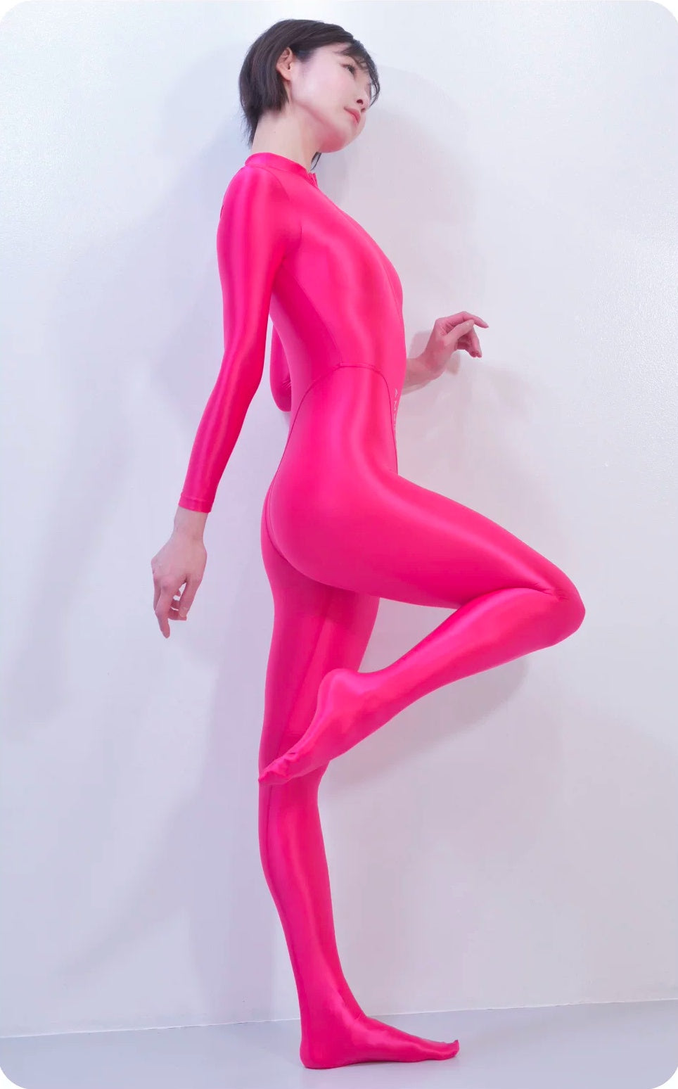 Amoresy Celestia Series Front-Zip Catsuit - Sheer
