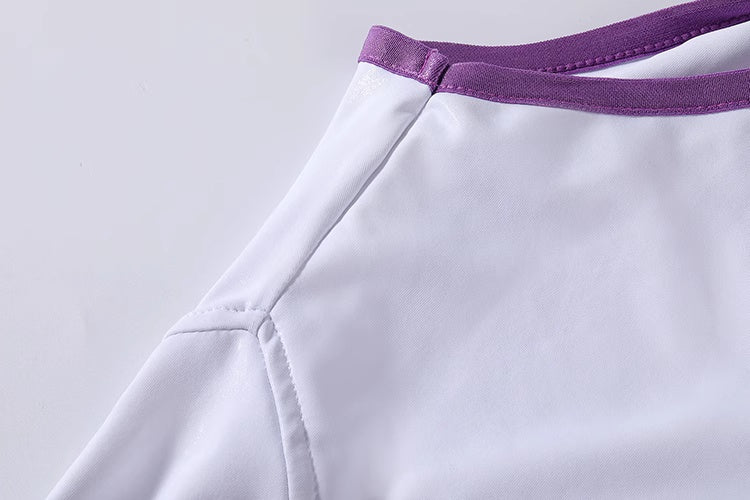 Anime Style Sexy One-piece Swimsuit Front Zipper Spandex Racing Swimwear Bodysuit