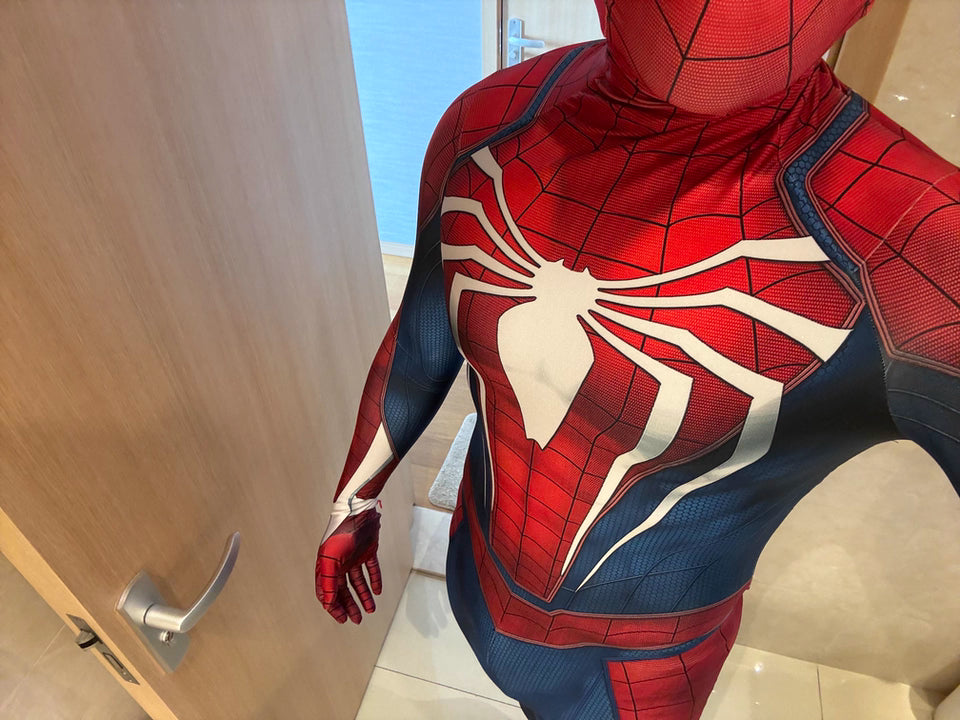 Spandex Spider man ps4 Suit Cosplay Halloween Costume Zentai
