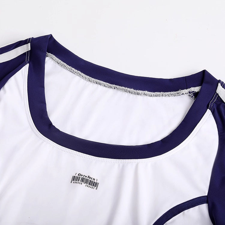 Anime Style 3-Piece Short Gymnastics Uniform Volleyball Sports Activewear