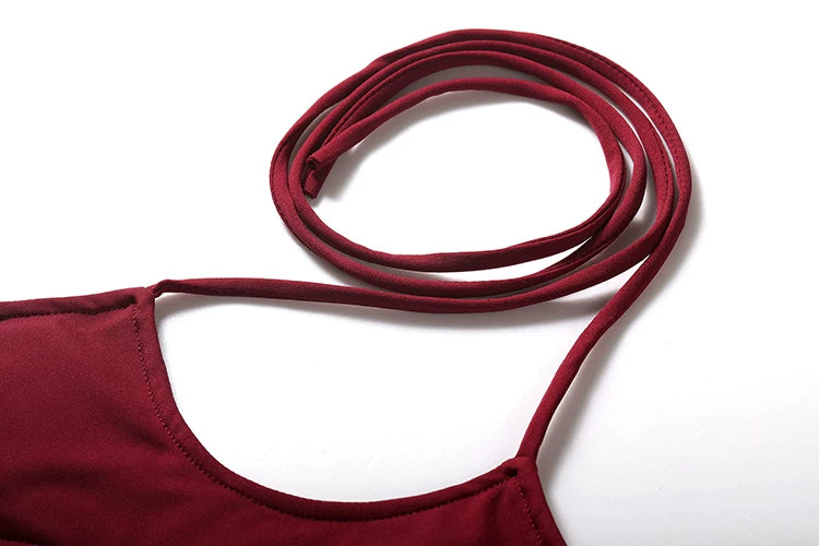 Underboob Cut-Out Two-Piece Swimsuit - Japanese Sukumizu Style 