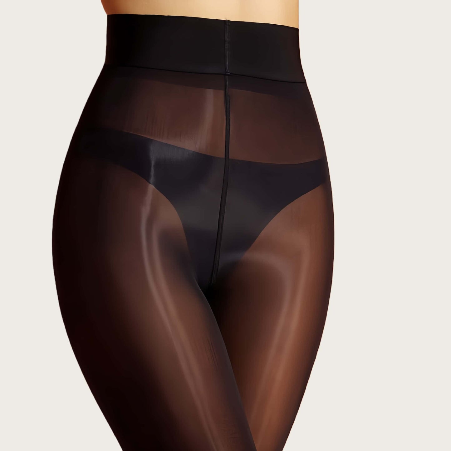 Luxury Thin Oil Shiny Tights | 15D High-Waist Glossy Pantyhose