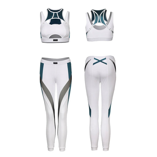 Anime Sci-fi Style Yoga Suit Sexy Sportswear Activewear Cosplay Set