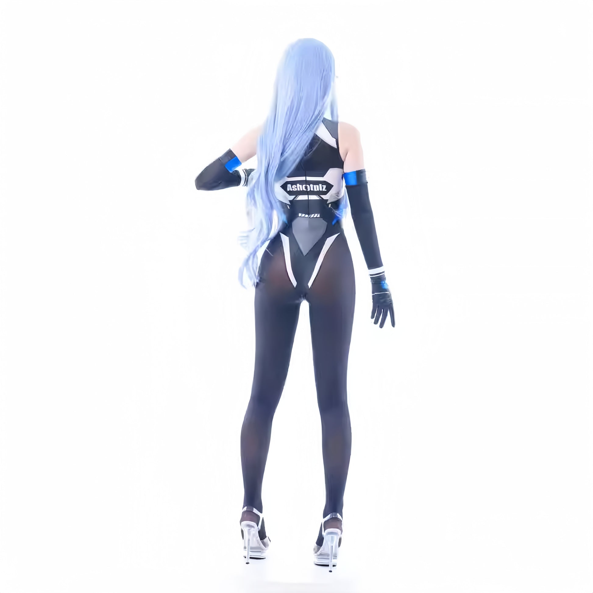 Anime Sci-Fi Spandex Cosplay Open Crotch Bodysuit Costume Lingerie Zentai Anime Sci-Fi Spandex Cosplay Open Crotch Bodysuit Costume Lingerie Zentai