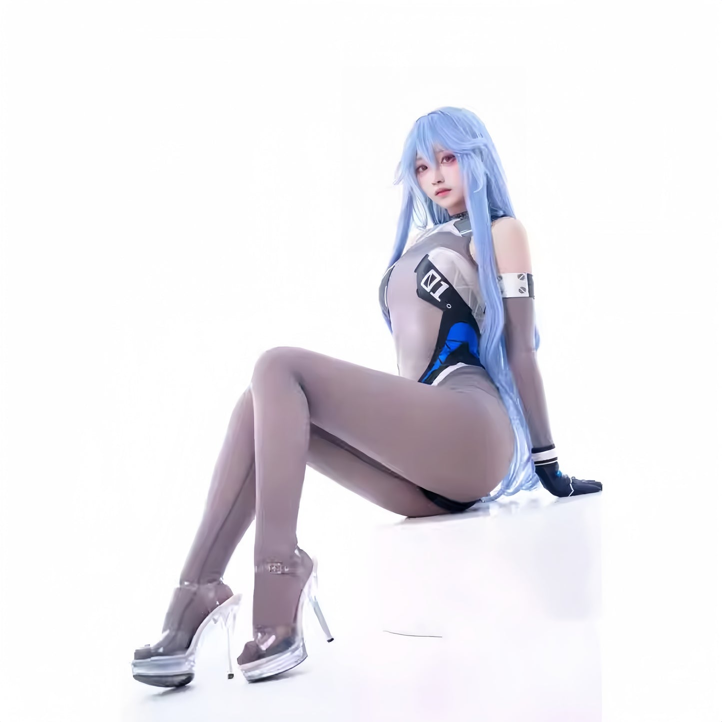 Cyberpunk Sci-Fi Spandex Halloween Cosplay Costume Lingerie