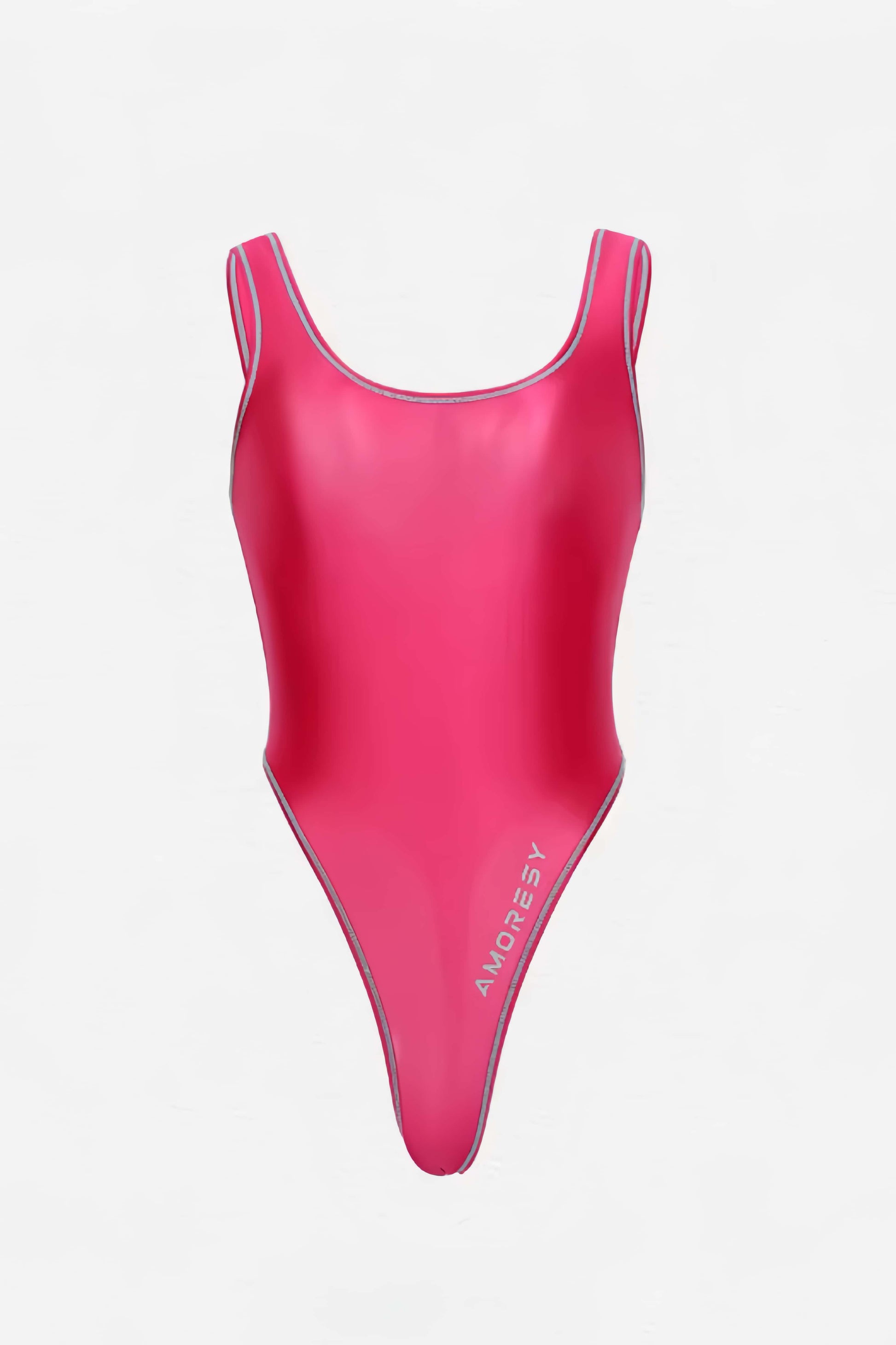 AMORESY Tempest Sheer Super High-Leg Thong Swimsuit Leotard