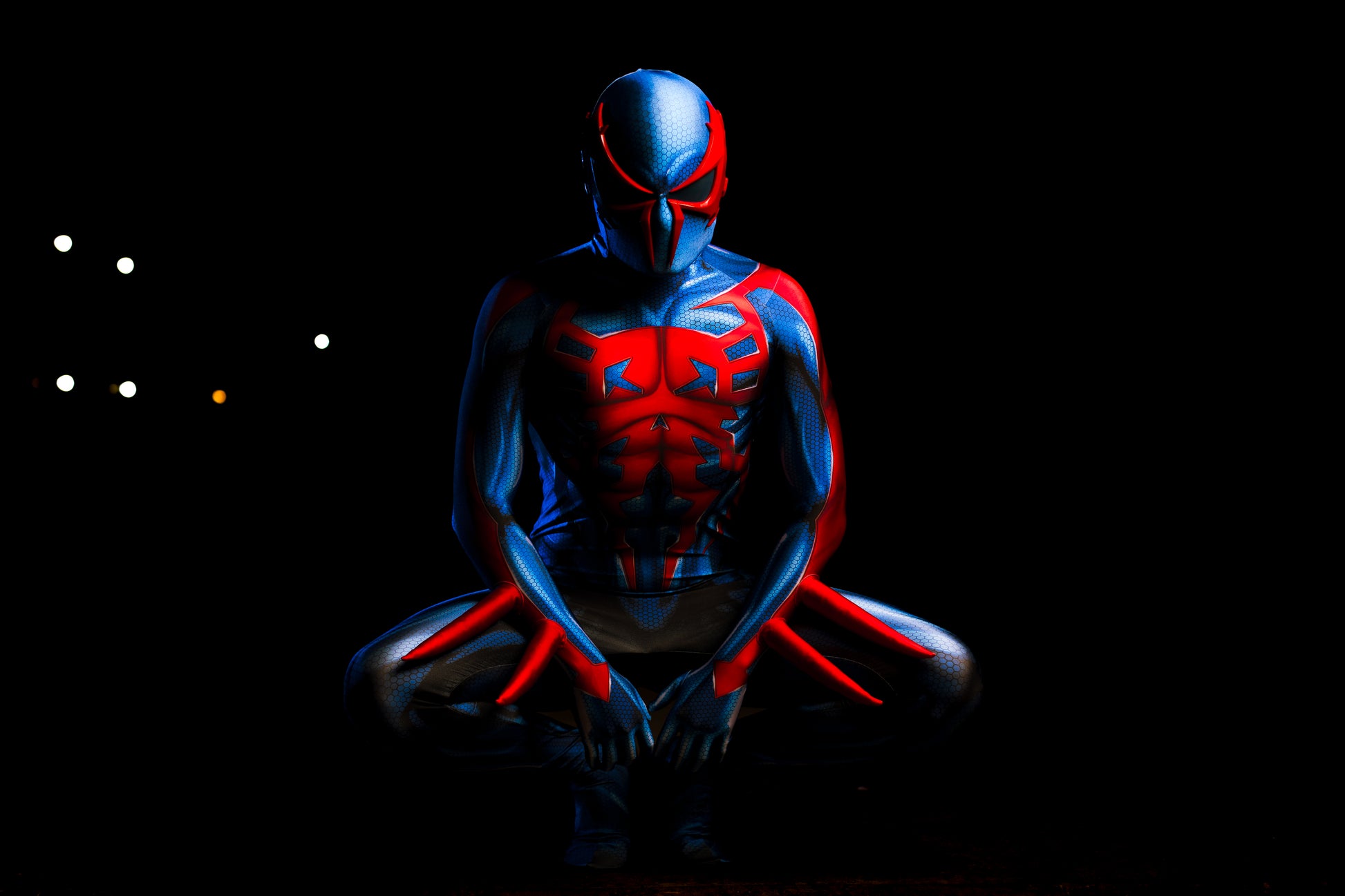 Custom Made Spiderman 2099 Suit Cosplay Halloween Costume Zentai