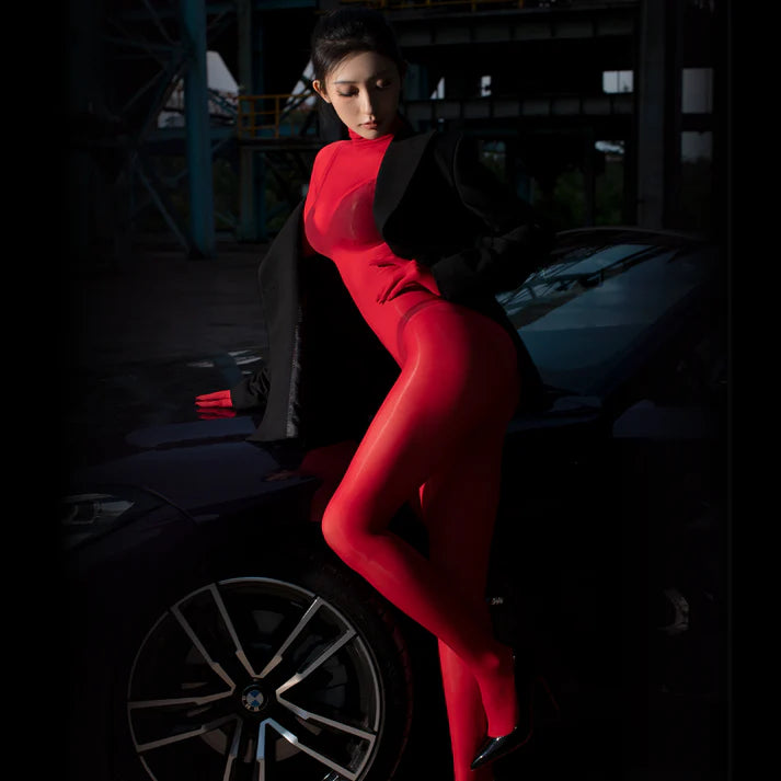 AMOTi Liquiditi Sheer Ultra-Shiny Full Bodysuit