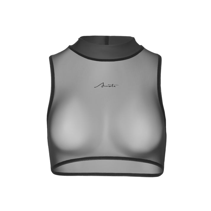 Amoresy Cheekiti Sheer Racerback Crop-Top & Brief Set