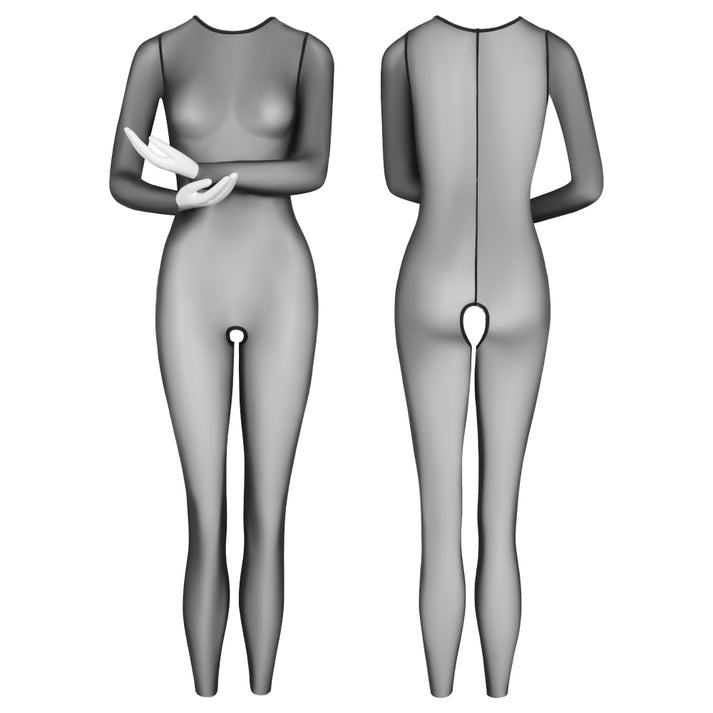AMOTi Inconformiti Sheer Mesh Crotchless Bodysuit