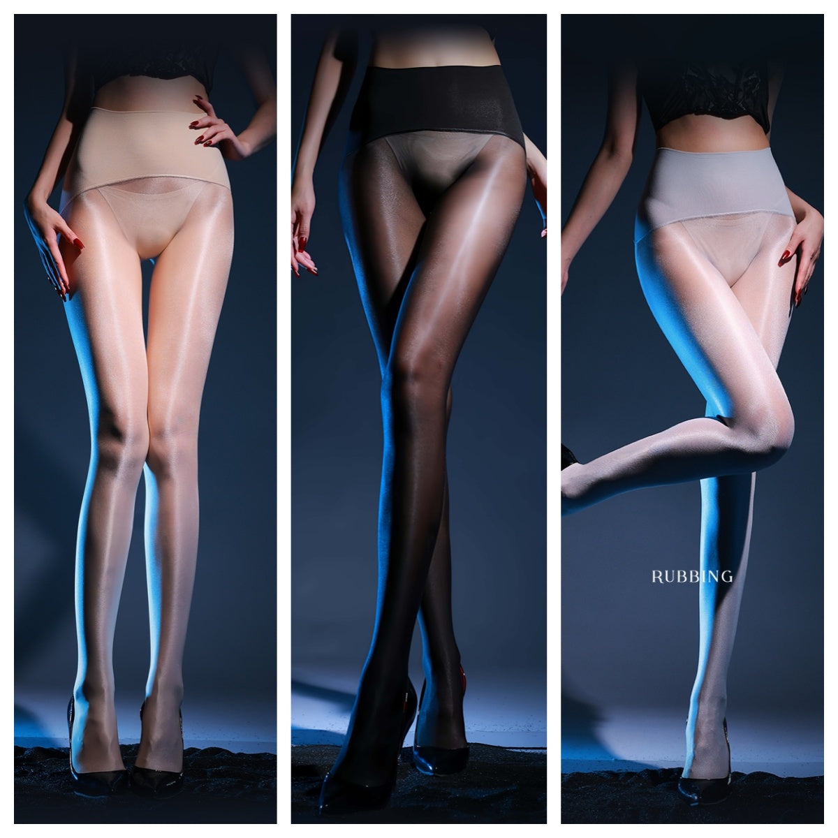 Lightning Series 40D High-Gloss Shaping Pantyhose – Seamless Ultra-Shine Tights