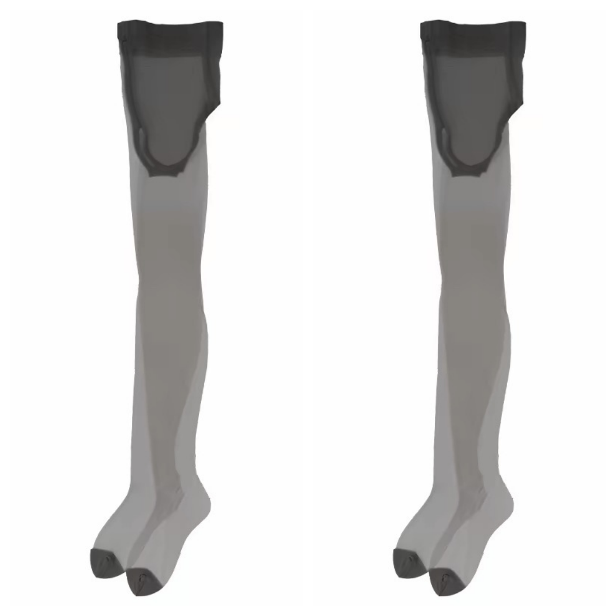 Collant collant a vita alta senza cavallo 20D