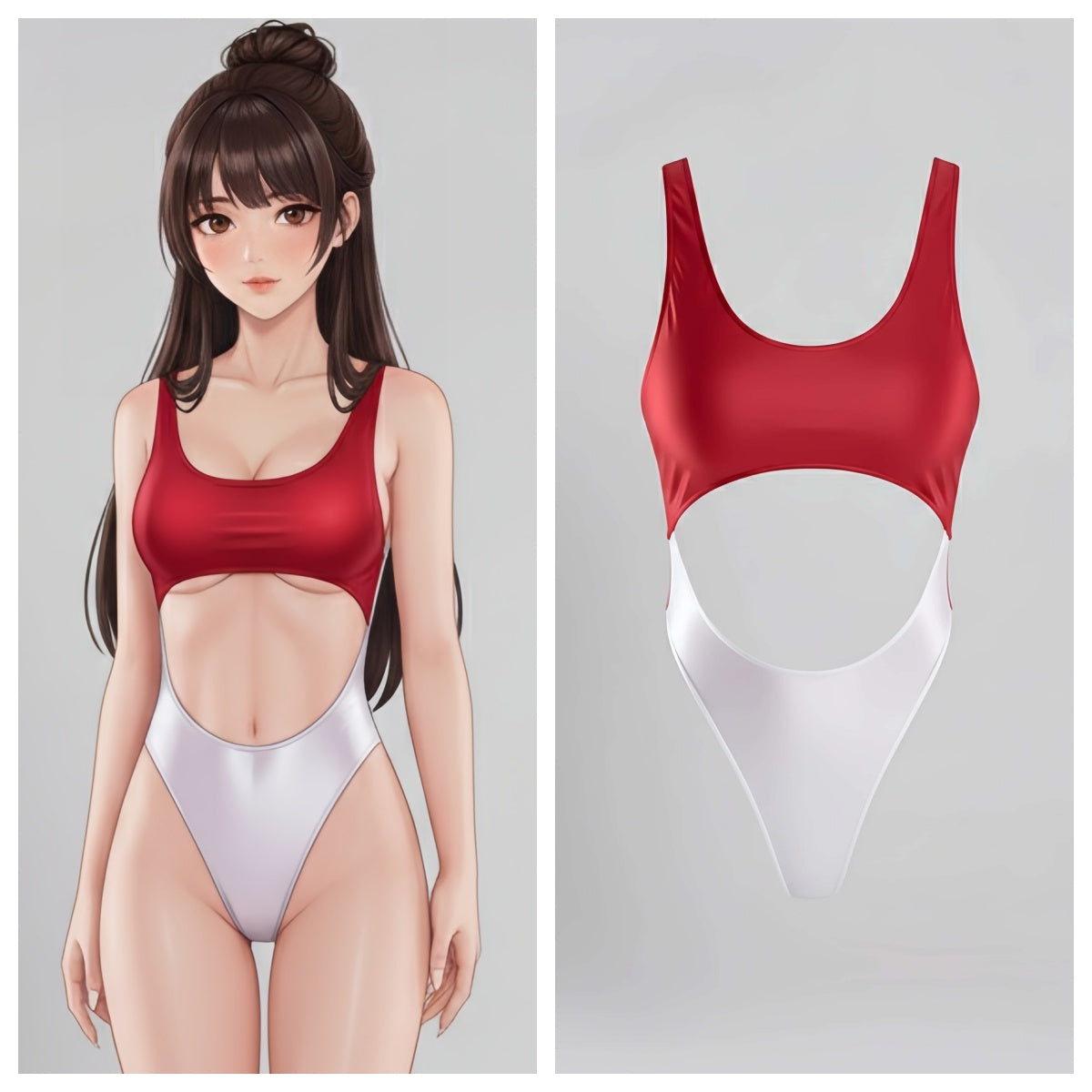 Spandex Swimwear Racing Suit Wet Suit Race Queen Costume 