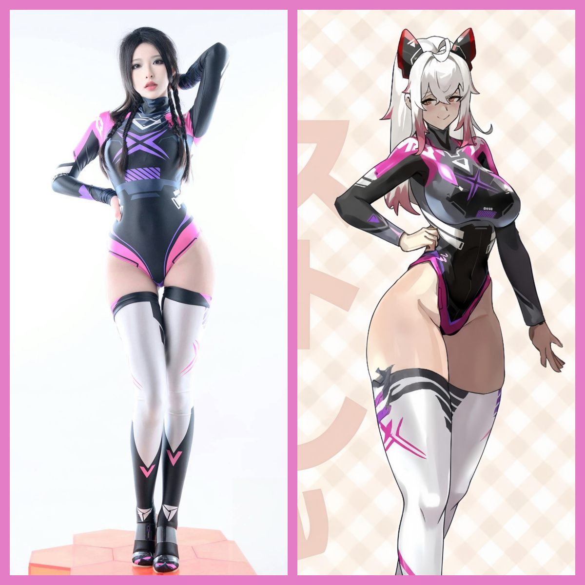 Anime Sci-fi Spandex Swimwear Racing Suit Wet Suit Race Queen Costume