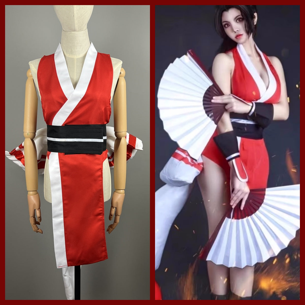 Shiranui Mai Cosplay Costume Lingerie Set