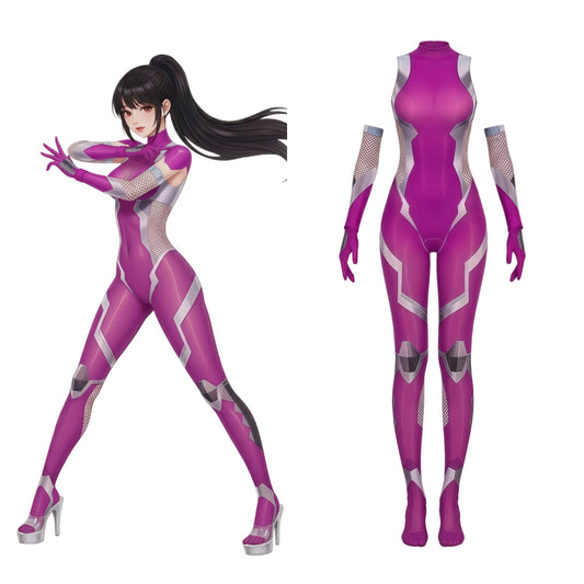 Anime Style Sheer 10D Nylon Full Bodysuit See Through Body Stocking Lingerie