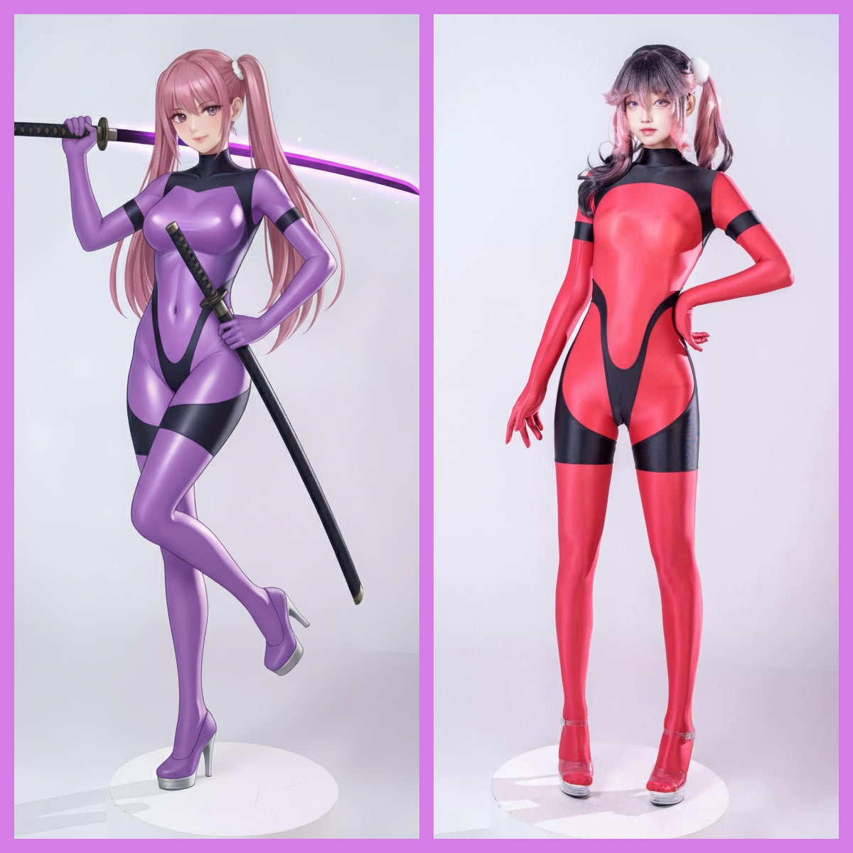 Anime Sci-fi Spandex Swimwear Racing Suit Wet Suit Full Bodysuit Zentai
