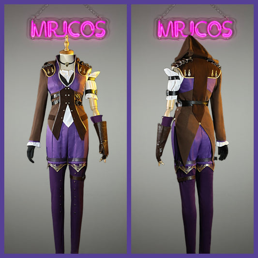 League of Legends LOL Arcane 2 Caitlyn Cosplay Costume Set