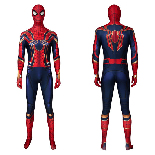 Far From Home Iron Spider man Full-Body Cosplay Bodysuit with detached Mask