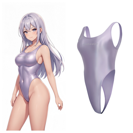 AMORESY Ravelle Ultra High-Leg Snap-Crotch Bodysuit Top