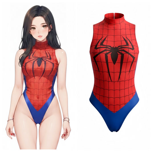 Brand new day spider man High-Cut Sleeveless Bodysuit Lingerie