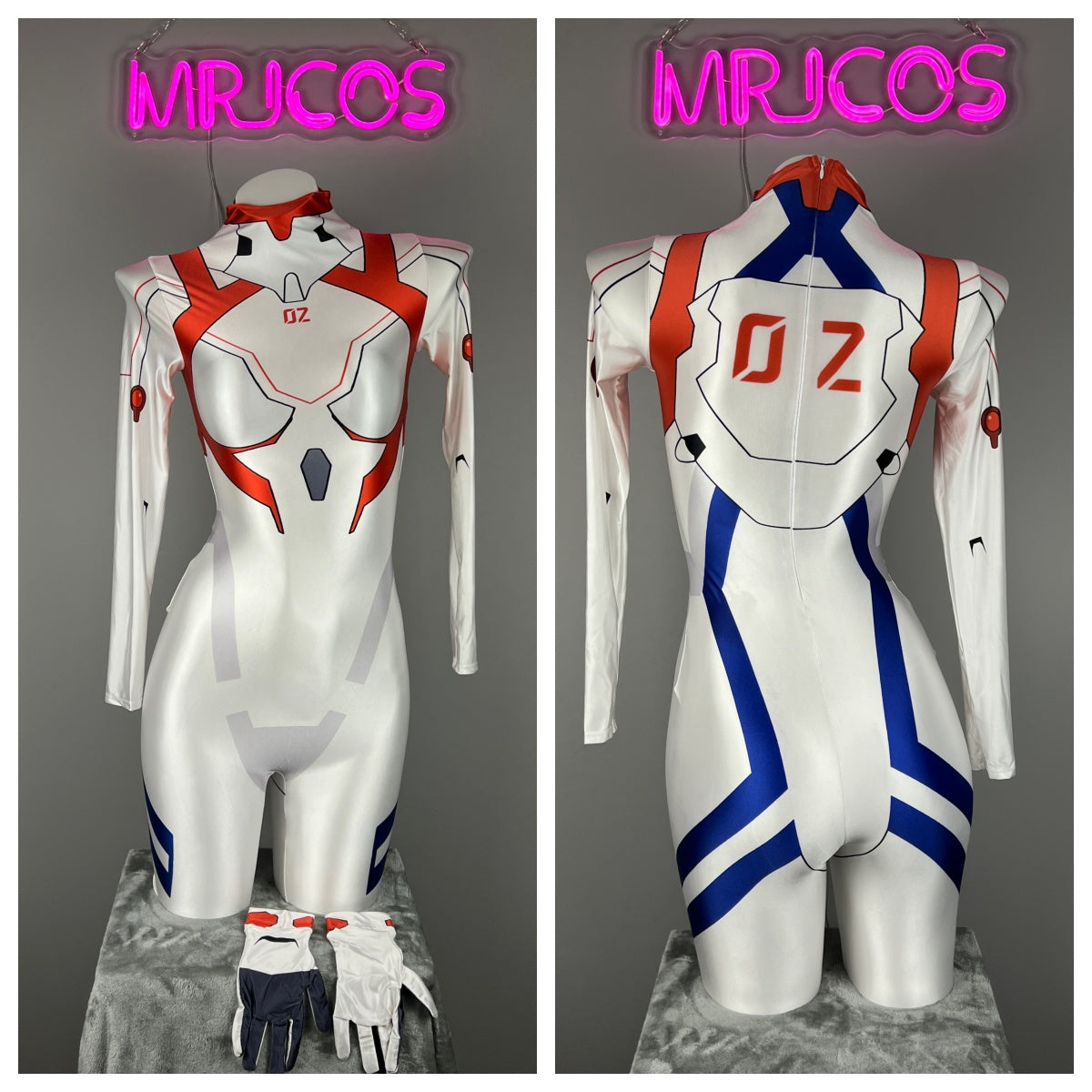 Anime Sci-Fi Spandex Nylon Full Bodysuit Halloween Cosplay Costume Zentai