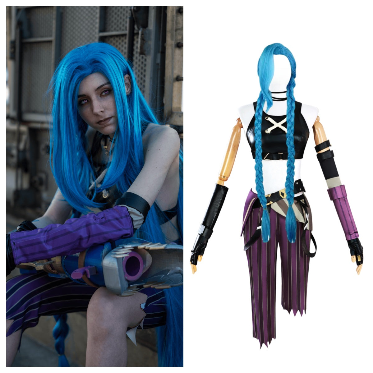 league of legends arcane jinx costume