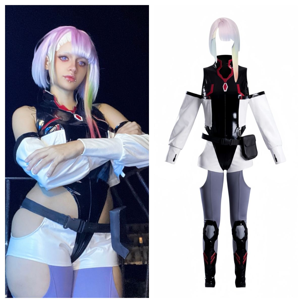 cyberpunk 2077 edgerunner lucy costume set