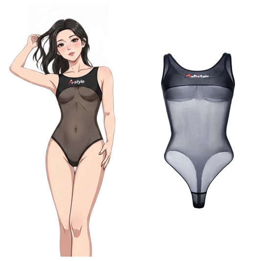 Siren’s Call Sheer Monokini Bodysuit