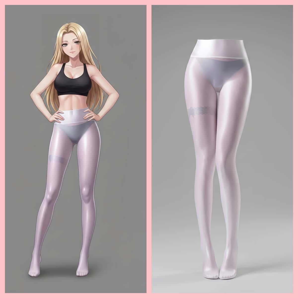 Lustre Sheer High-Waist Footed Yoga Pants – Ultra-Stretch Nylon Spandex Tights