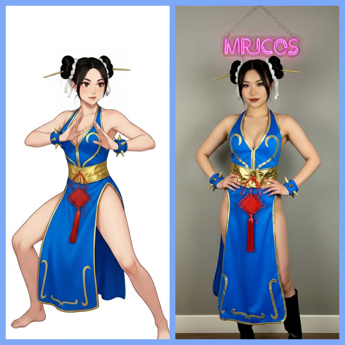 Japanese Super Hero CosplayCostume Cheongsam Dress Lingerie Set