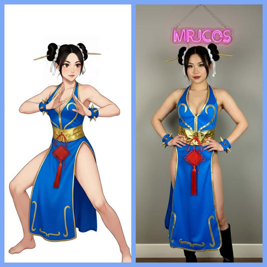Japanese Super Hero CosplayCostume Cheongsam Dress Lingerie Set