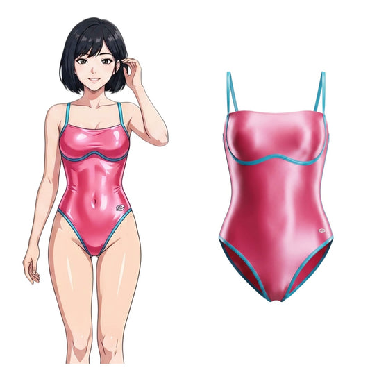 LEOHEX Glossy Kontour One-Piece Swimsuit