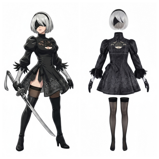 NieR Automata 2B YoRHa costume set