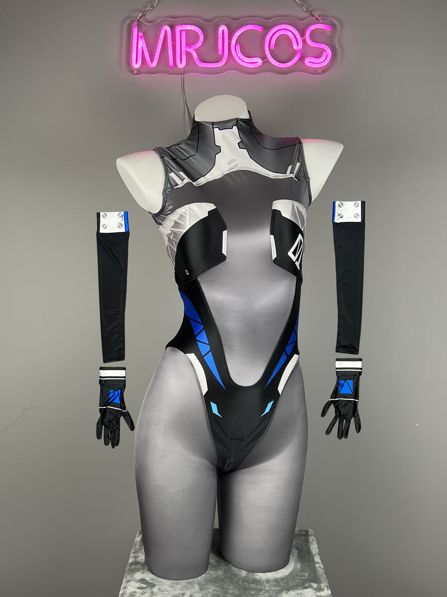 Cyberpunk Sci-Fi Spandex Halloween Cosplay Costume Lingerie