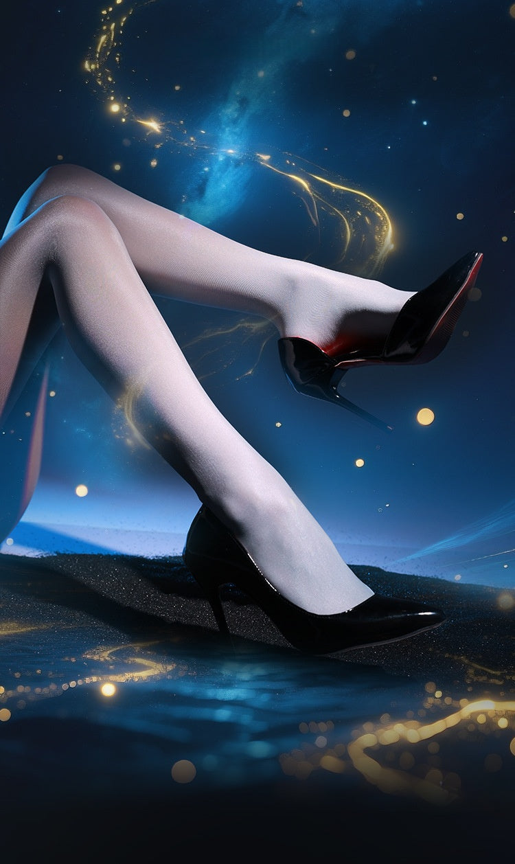 Lightning Series 40D High-Gloss Shaping Pantyhose – Seamless Ultra-Shine Tights