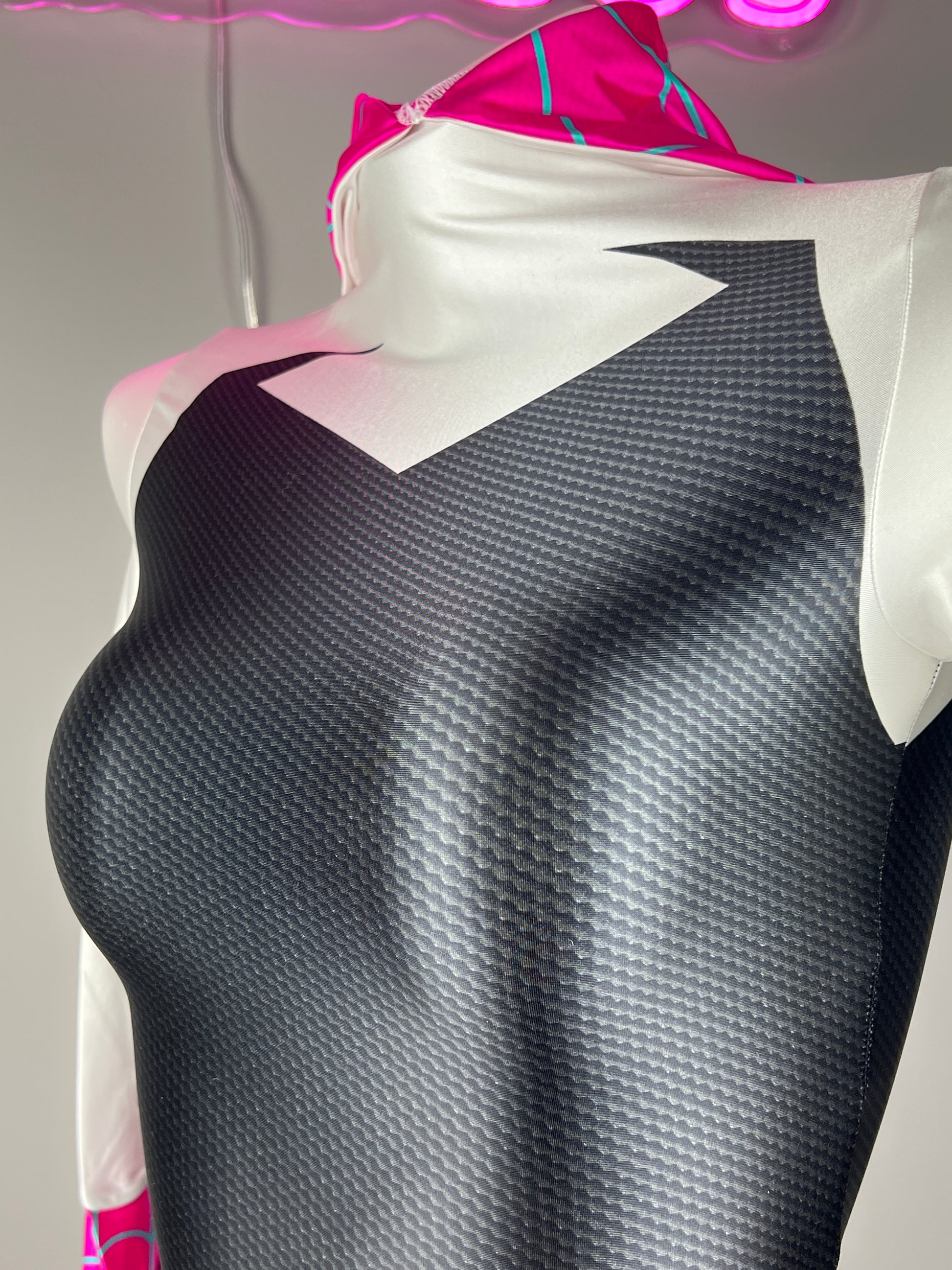 Spider Woman Gwen Across The Spider Verse Spandex Cosplay Bodysuit Costume Zentai