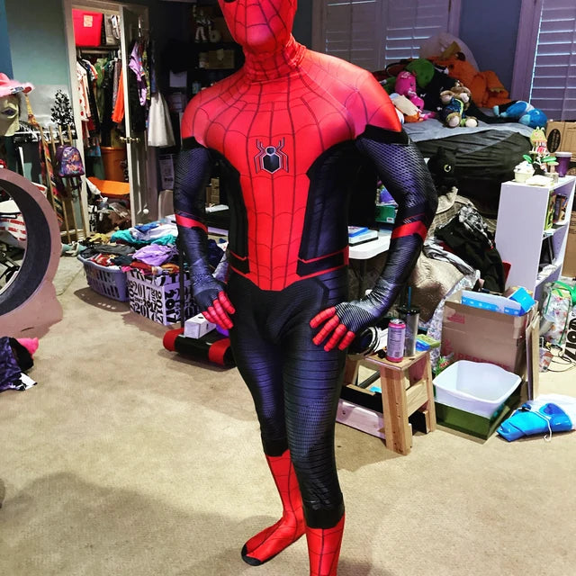 Custom Made Spandex Far From Home Suit Cosplay Halloween Costume Zentai
