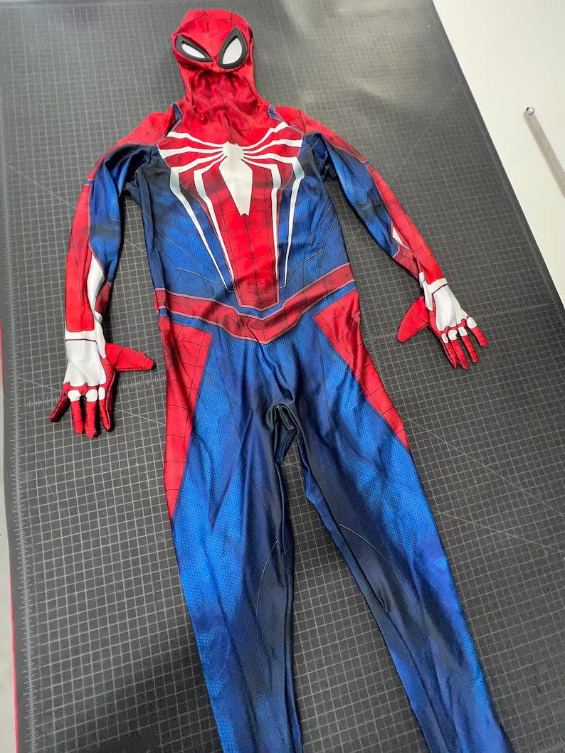 [Inventory Clearance] Custom Made PS 4 Spandex Super Hero Suit Cosplay Halloween Costume Zentai