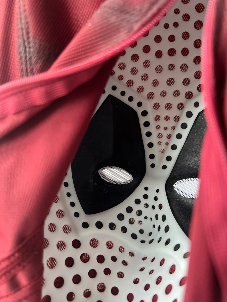  Handmade Female Deadpool Cosplay Mask with Built-in Faceshell 